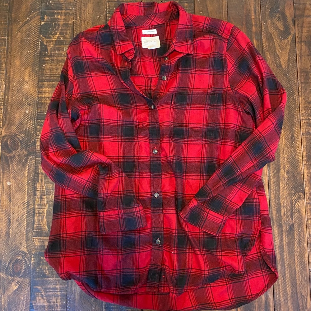 American Eagle Boyfriend Fit Flannel